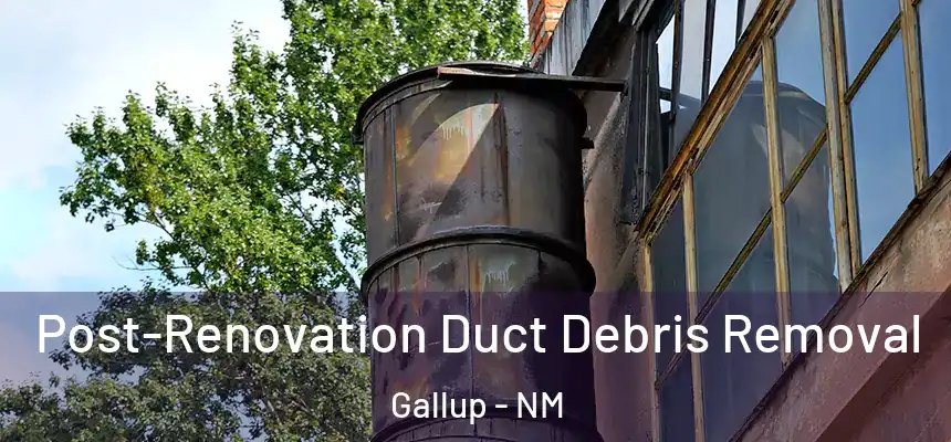 Post-Renovation Duct Debris Removal Gallup - NM